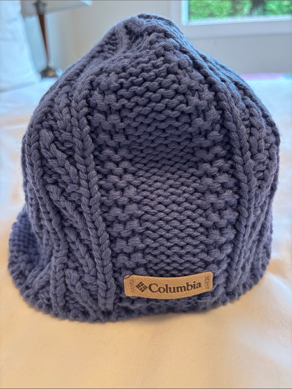 Columbia Kids Cable Knit Beanie - Periwinkle Blue